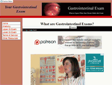 Tablet Screenshot of gastrointestinalexam.com